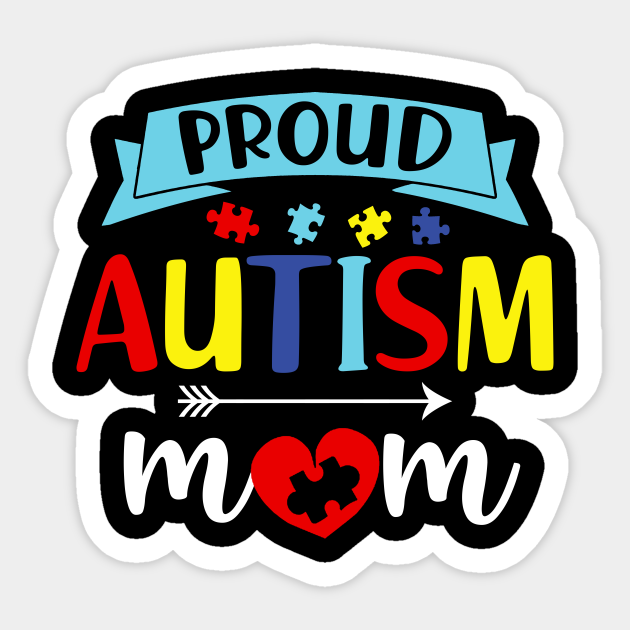 Proud Mom Autism Awareness Paper Stickers, Labels & Tags lifepharmafze.com